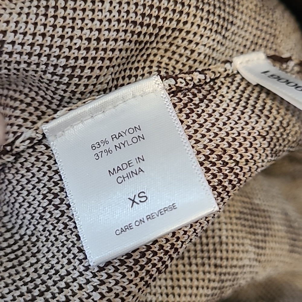 New York & Company 7th Avenue Studio xs midi pencil sweater skirt animal print - Picture 8 of 9